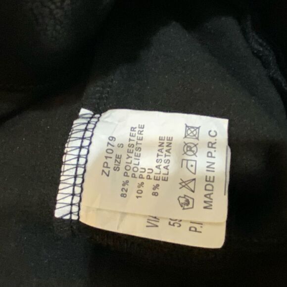 Brand bazar pants split hem size S black P1 - Picture 5 of 9